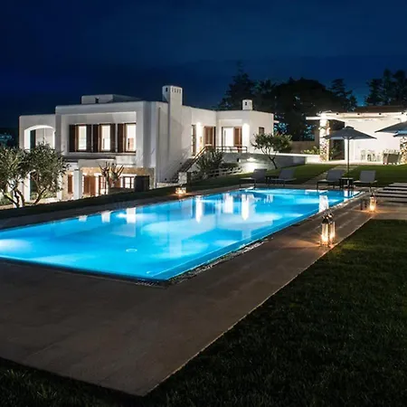 فيلة Oleand With Private Pool And Sea View In Chania